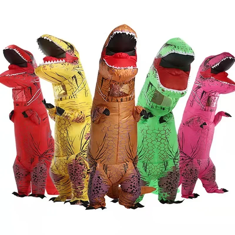 Inflatable Dinosaur Costume Adult - Vorannosaurus Rex-Gelmascotte Gonflable pour Adulte et