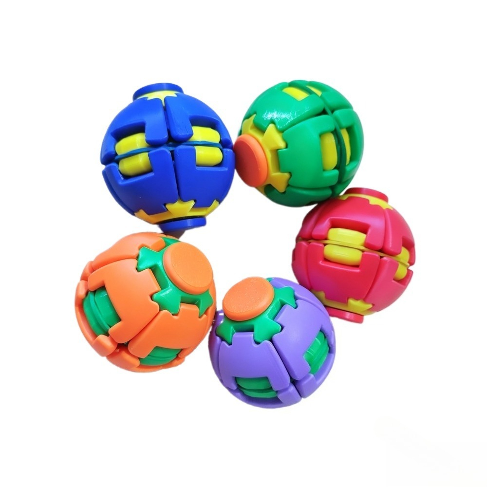 Novelty Gifts - Balle Fidget Spinner Transformable à Presser