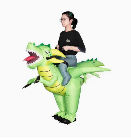 Inflatable Dinosaur Costume Adult - 1 costume gonflable de cavalier de