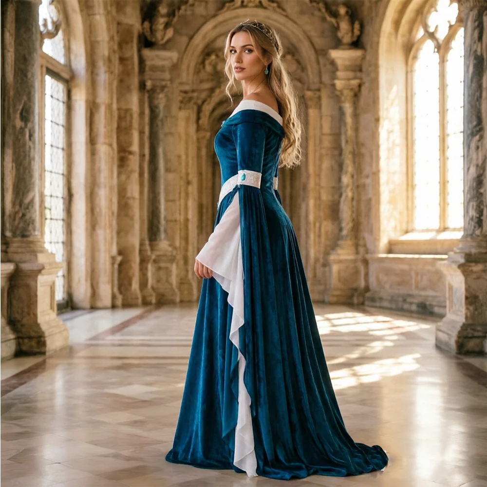 Medieval Renaissance Dress Women - Robe de style elfe médiéval et