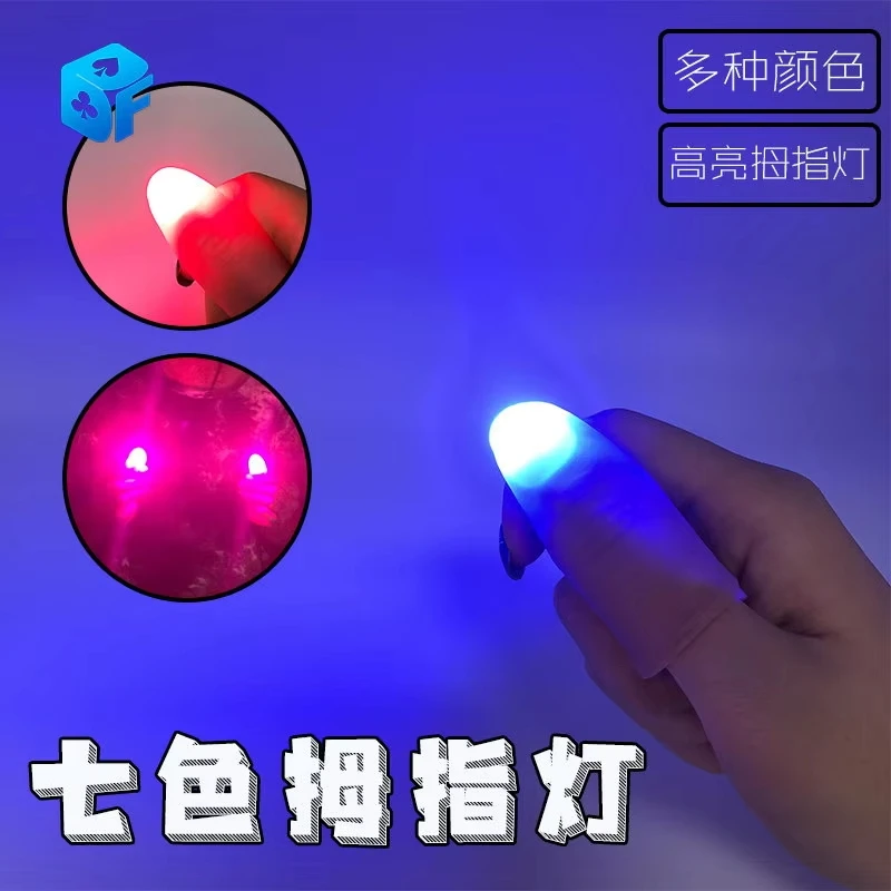 Thumb Tip Magic Trick Set - Ensemble professionnel de haute qualité, 7