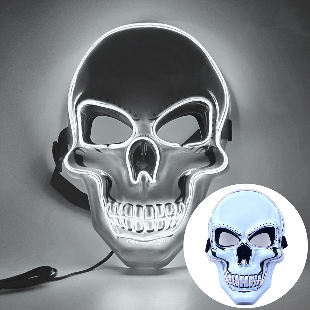 Led Purge Mask Halloween - Mode horreur Halloween crâne masque Halloween