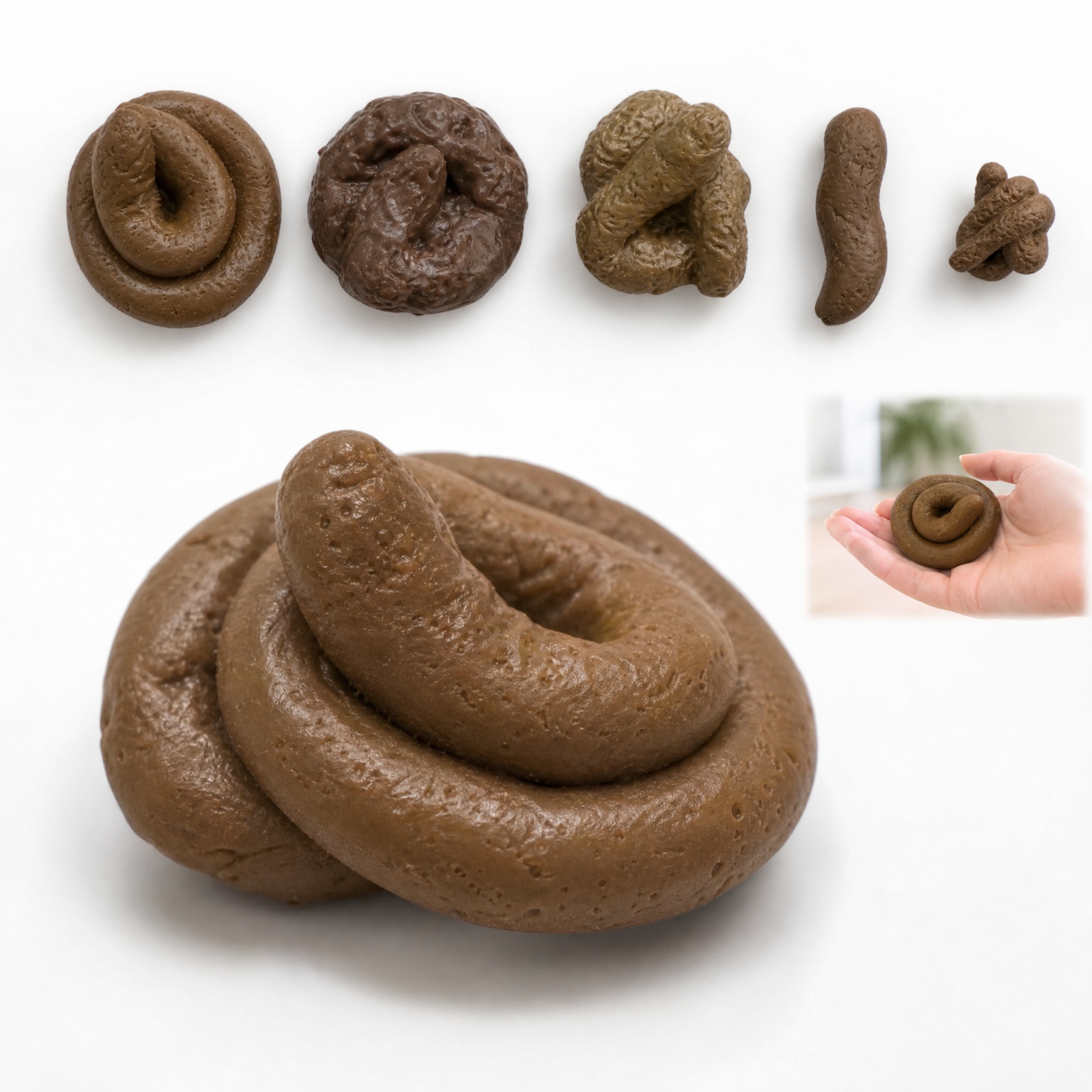 Fake Poop Gag Gift - Caca réaliste en plastique, sûr et