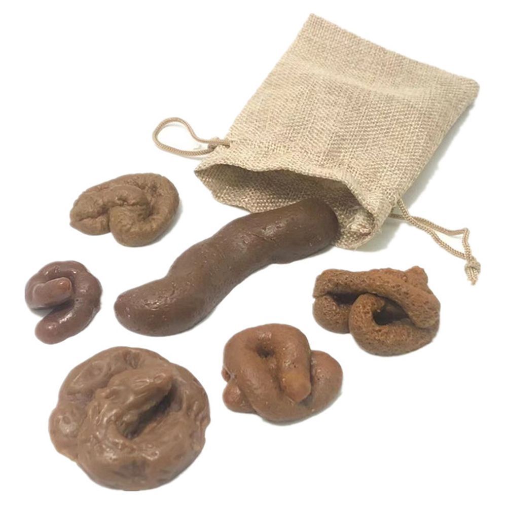 Fake Poop Gag Gift - Gadget de blague, 6 pièces, jouets
