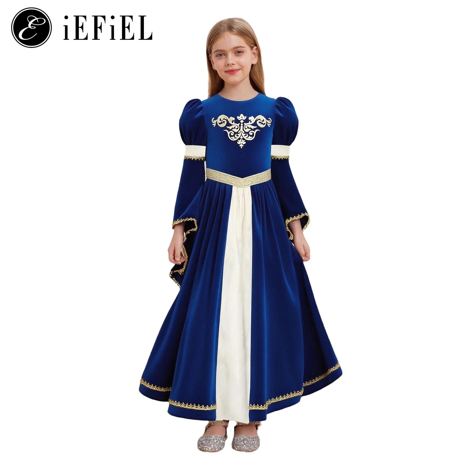 Medieval Renaissance Dress Women - Costume de princesse médiévale pour filles,