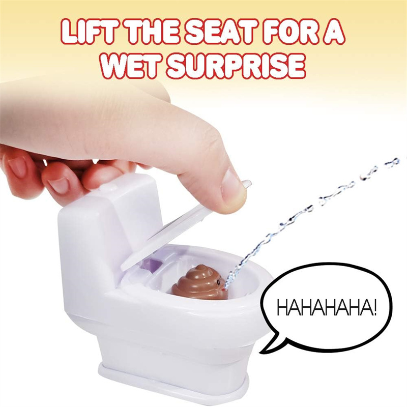 Prank Toys - Mini toilette à eau amusante avec