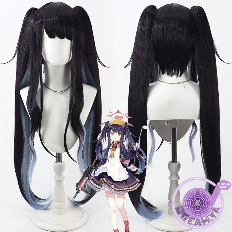 Anime Cosplay Wig Heat Resistant - Aikiyo Fuuka Cosplay perruque bleu archives