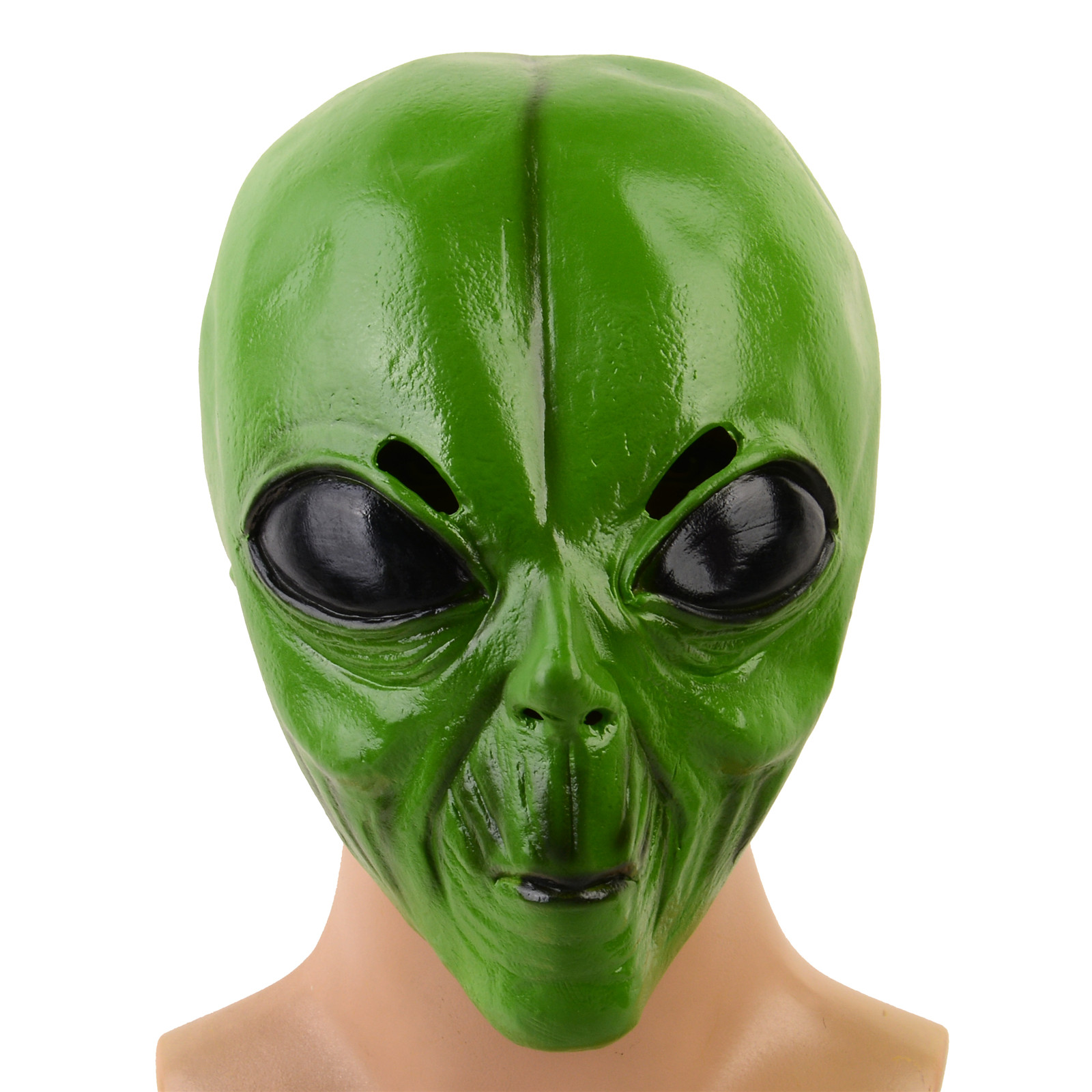 Latex Alien Mask Realistic - 1 masque de tête d'alien réaliste