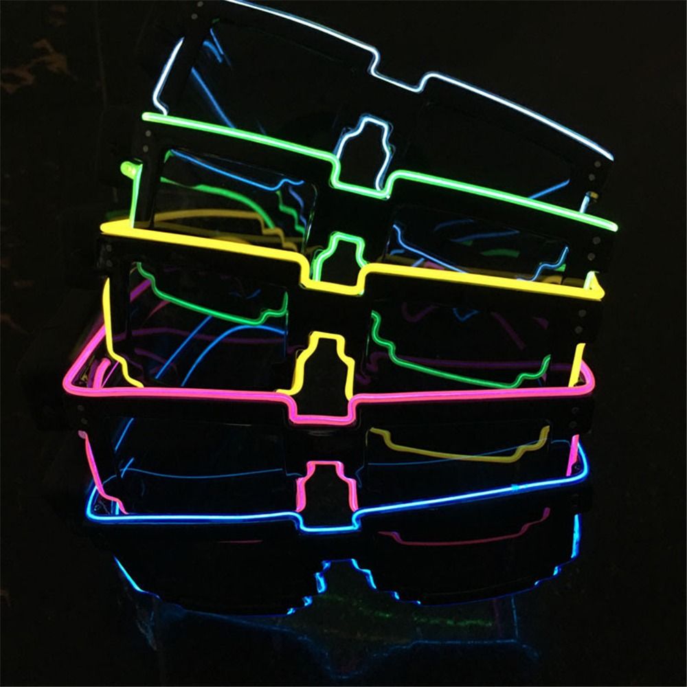 Glow In The Dark Party Glasses - Lunettes lumineuses LED sans fil pour