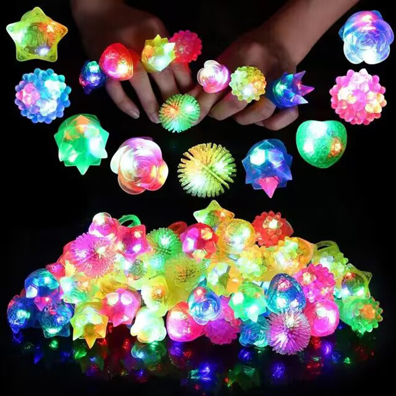 Glow In The Dark Party Glasses - Anneaux lumineux LED, 20/30/50 pièces, anneaux