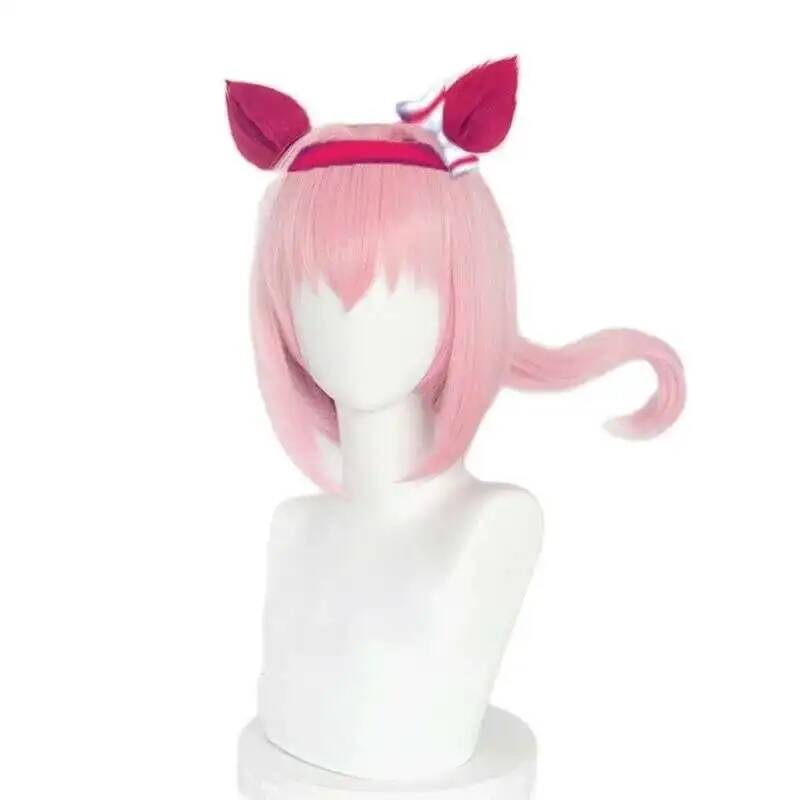 Anime Cosplay Wig Heat Resistant - Uma Musume Haru Urara Cosplay perruque