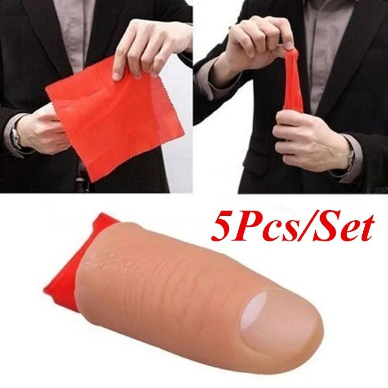 Thumb Tip Magic Trick Set - 5 pièces/ensemble faux pointe de pouce