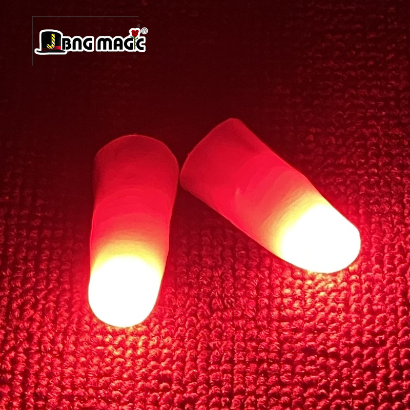 Thumb Tip Magic Trick Set - Ensemble de paires de lumières professionnelles,