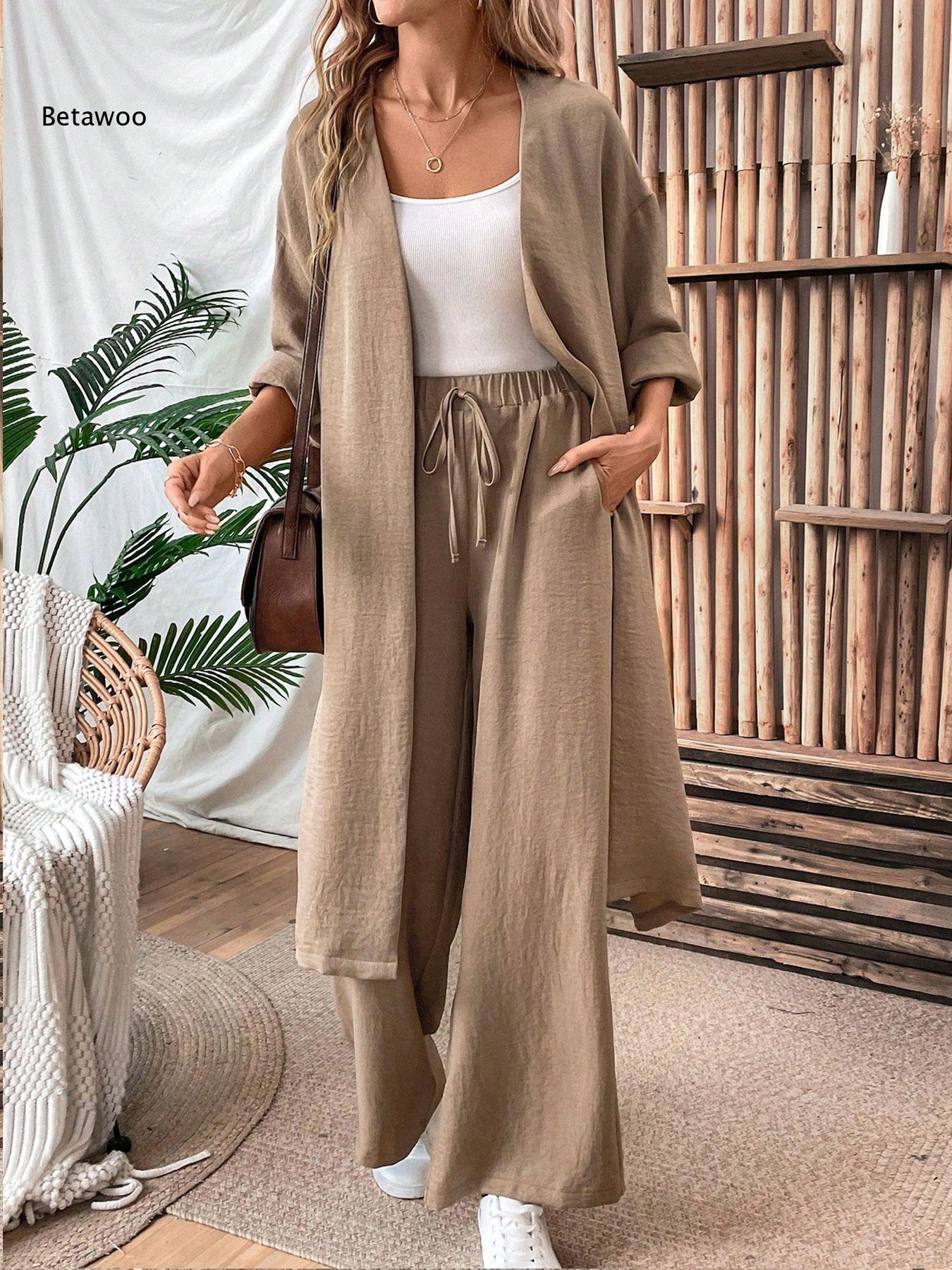 Costumes - Ensemble deux pièces pour femmes, cardigan