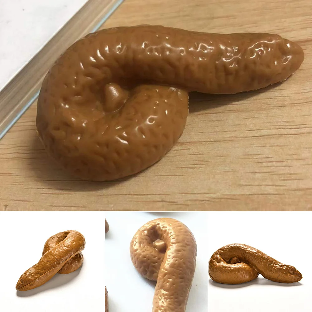 3 pièces réaliste doux faux ch - Fake Poop Gag Gift avis et prix