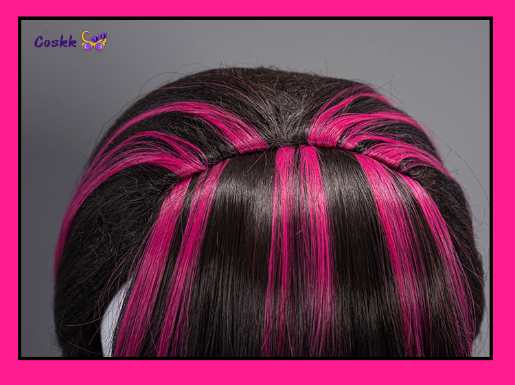 Perruque de cosplay Draculaura - Anime Cosplay Wig Heat Resistant avis et prix