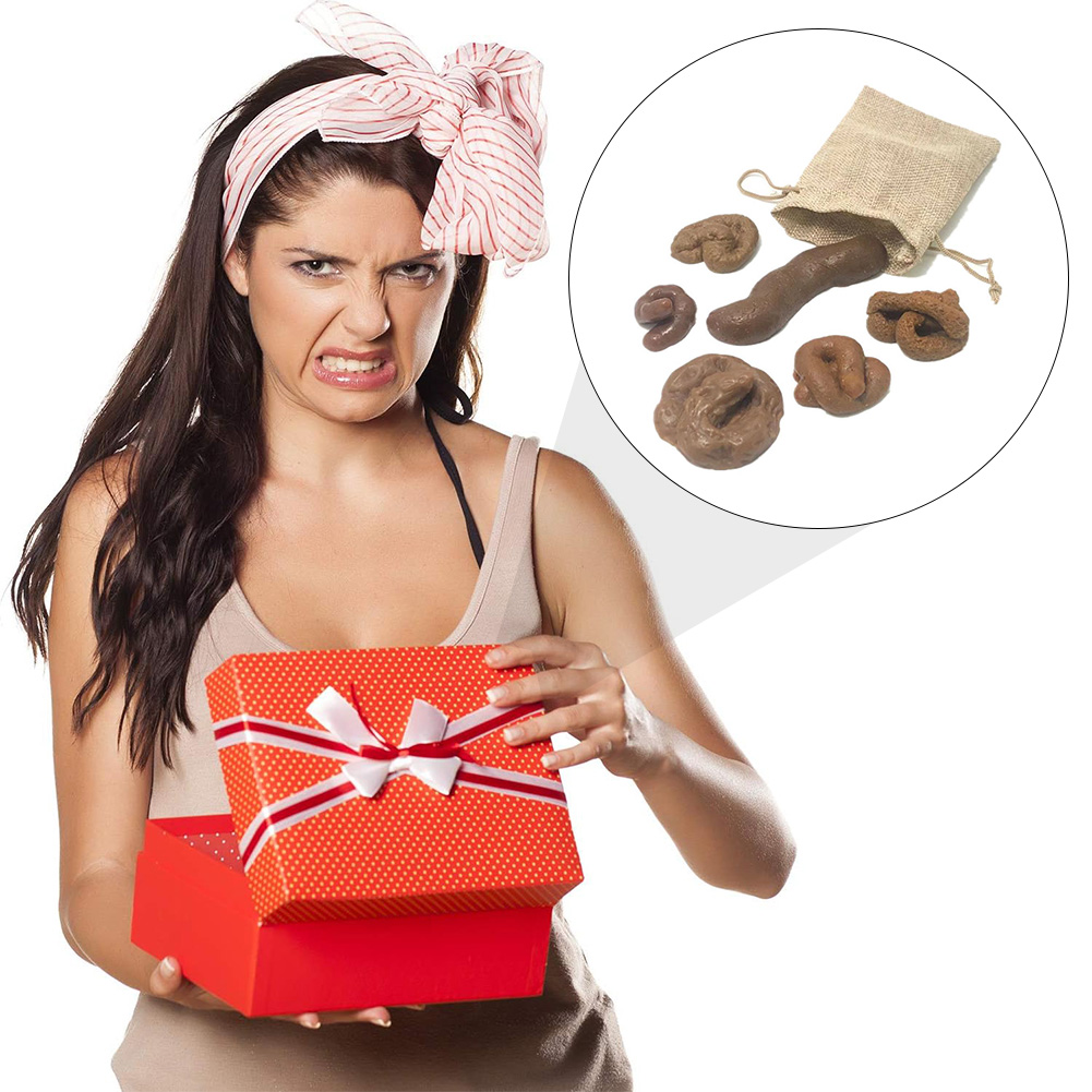 6 pièces/ensemble merde blague - Fake Poop Gag Gift avis et prix