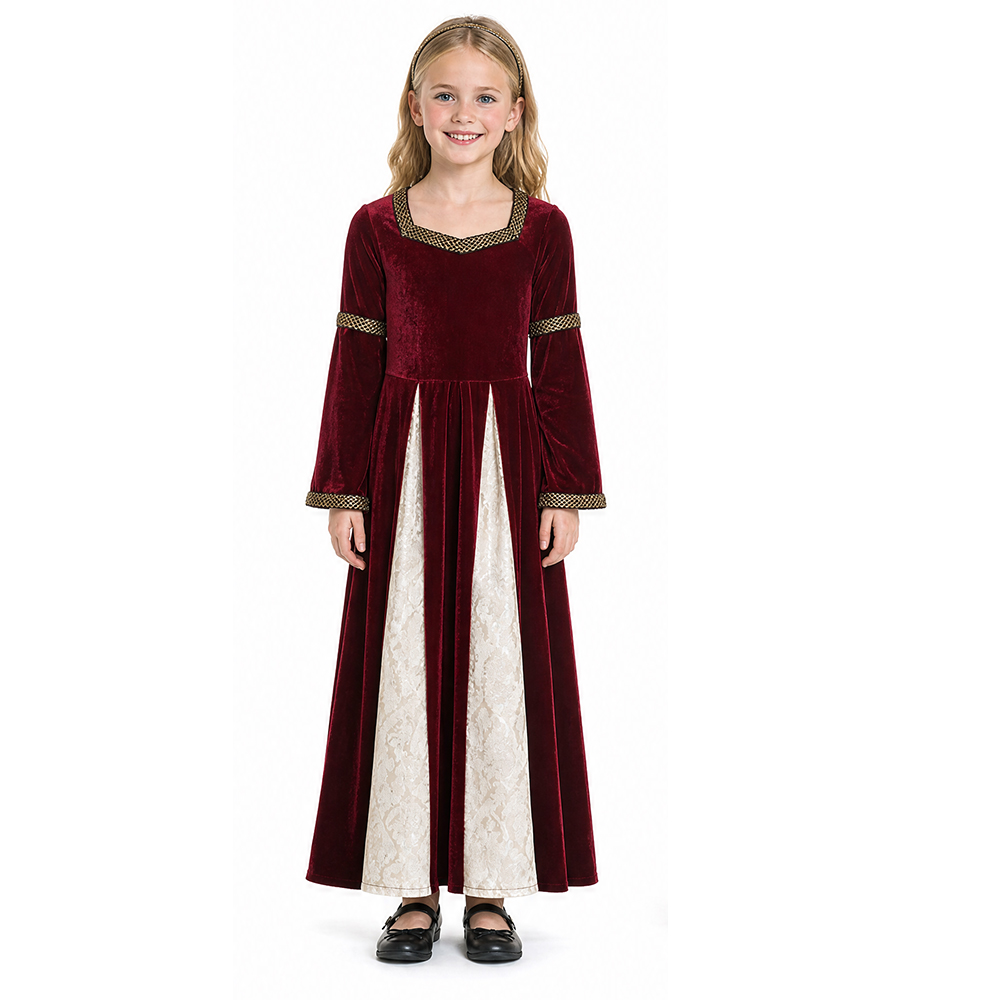 Robe en velours de style médié - Medieval Renaissance Dress Women avis et prix