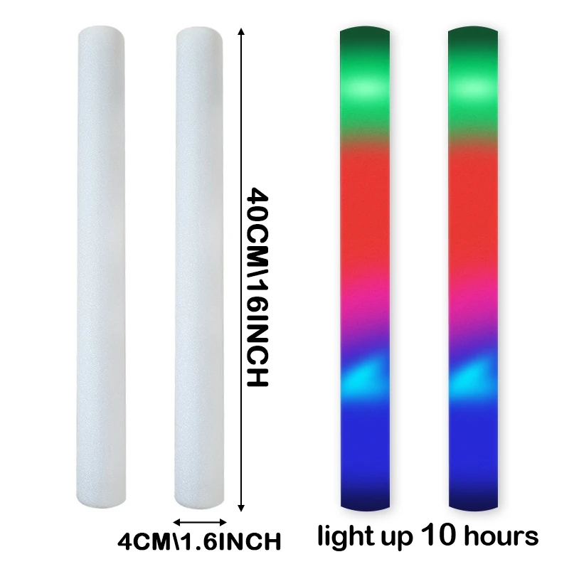 30/50 Pcs Led Barre De Mousse  - Flashing Led Foam Sticks Party avis et prix