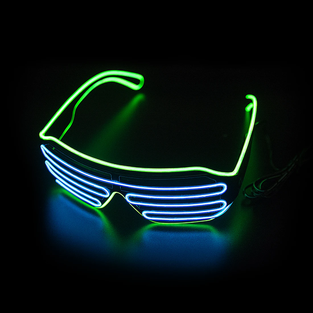 LED lunettes lumineuses Gafas  - Glow In The Dark Party Glasses avis et prix