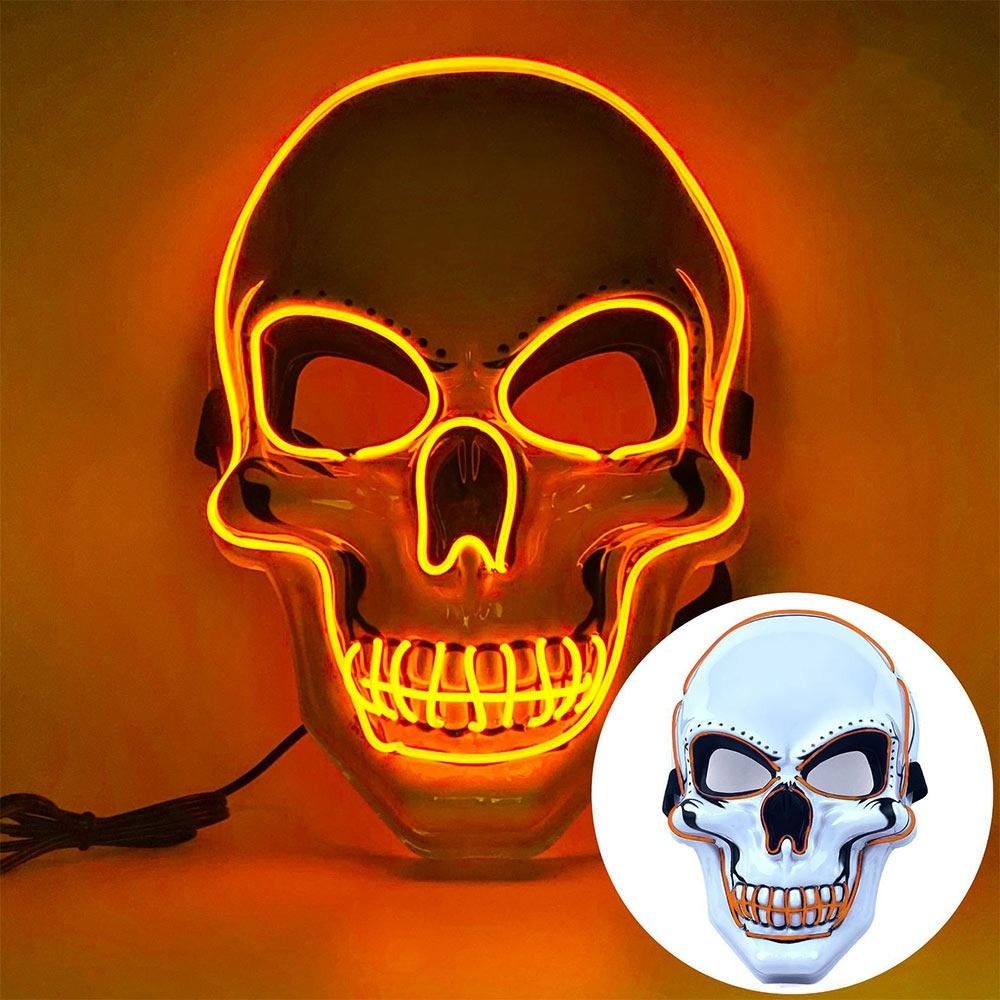 Mode horreur Halloween crâne m - Led Purge Mask Halloween avis et prix