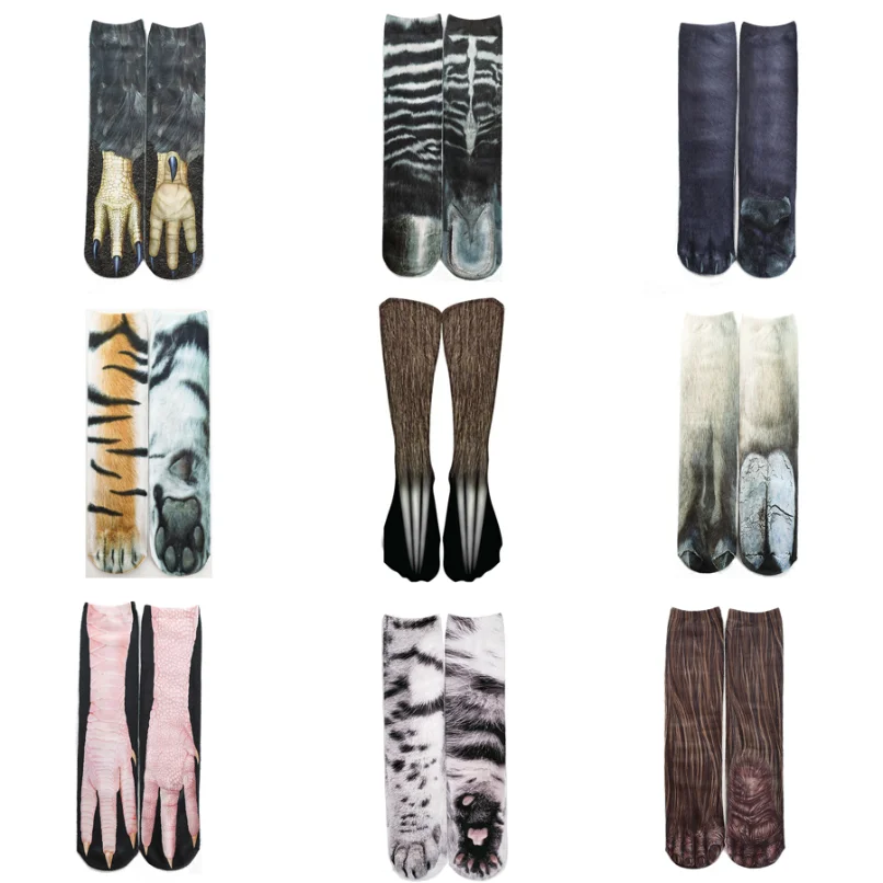 Chaussettes mignonnes imprimée - Funny Chicken Leg Socks avis et prix
