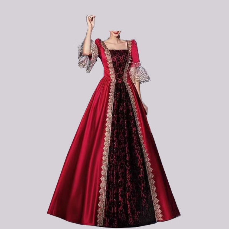 Robe de cour victorienne médié - Medieval Renaissance Dress Women avis et prix