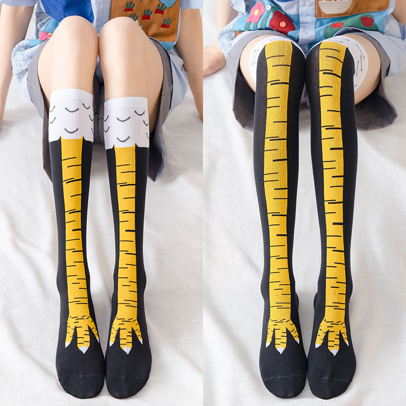 Hommes femmes drôle 3D poulet  - Funny Chicken Leg Socks avis et prix