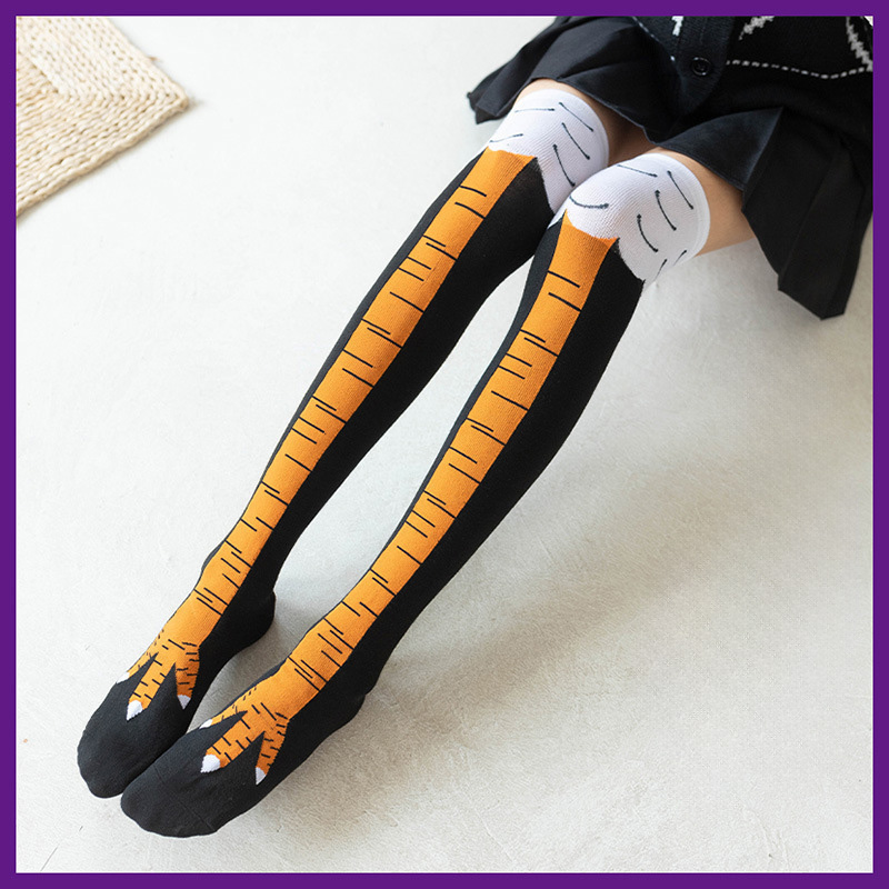 Hommes femmes drôle 3D poulet  - Funny Chicken Leg Socks avis et prix