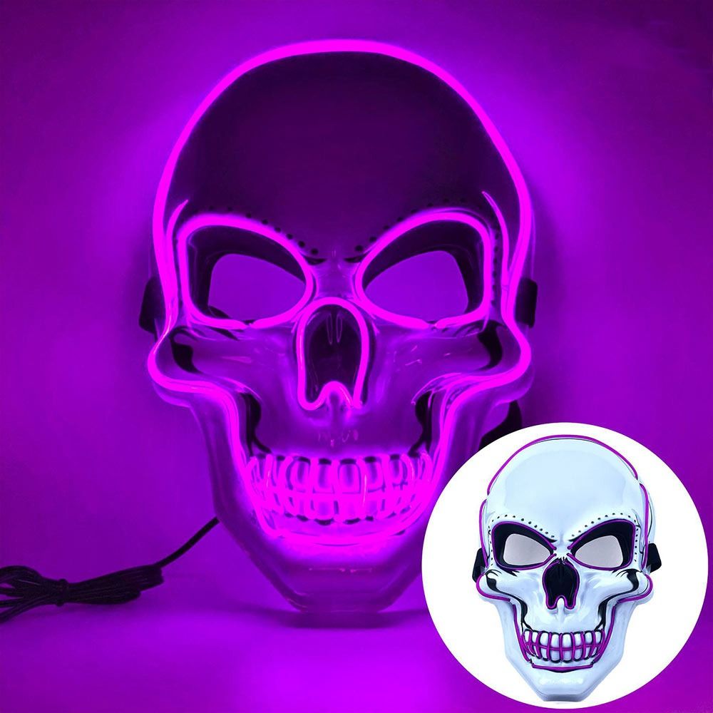 Masque de crâne d'Halloween te - Led Purge Mask Halloween avis et prix