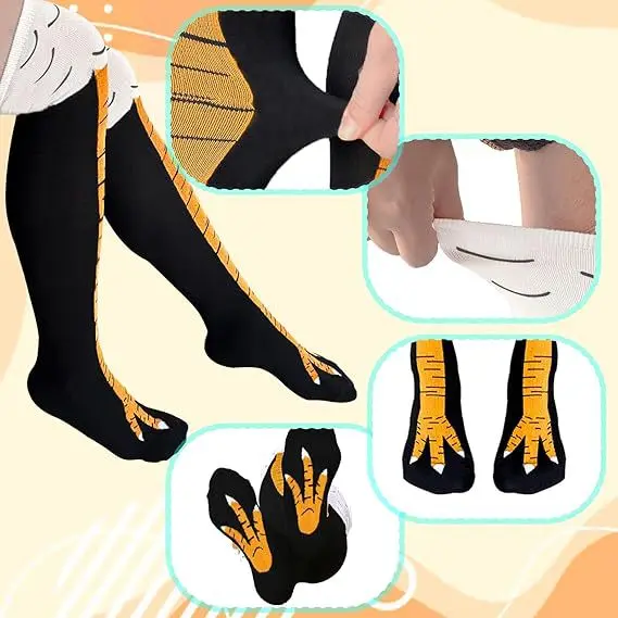 Chaussettes tendance pour femm - Funny Chicken Leg Socks avis et prix
