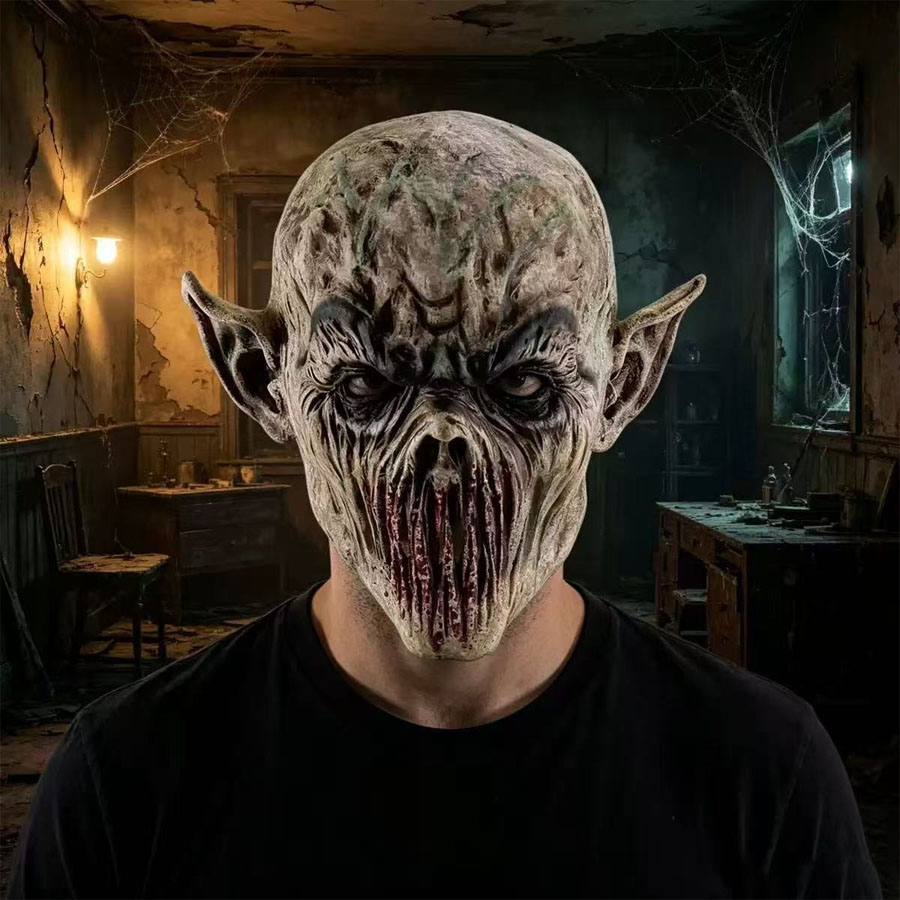 Masque de monstre effrayant po - Latex Alien Mask Realistic avis et prix