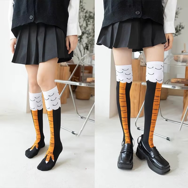 1/2/3 pièces drôle patte de po - Funny Chicken Leg Socks avis et prix