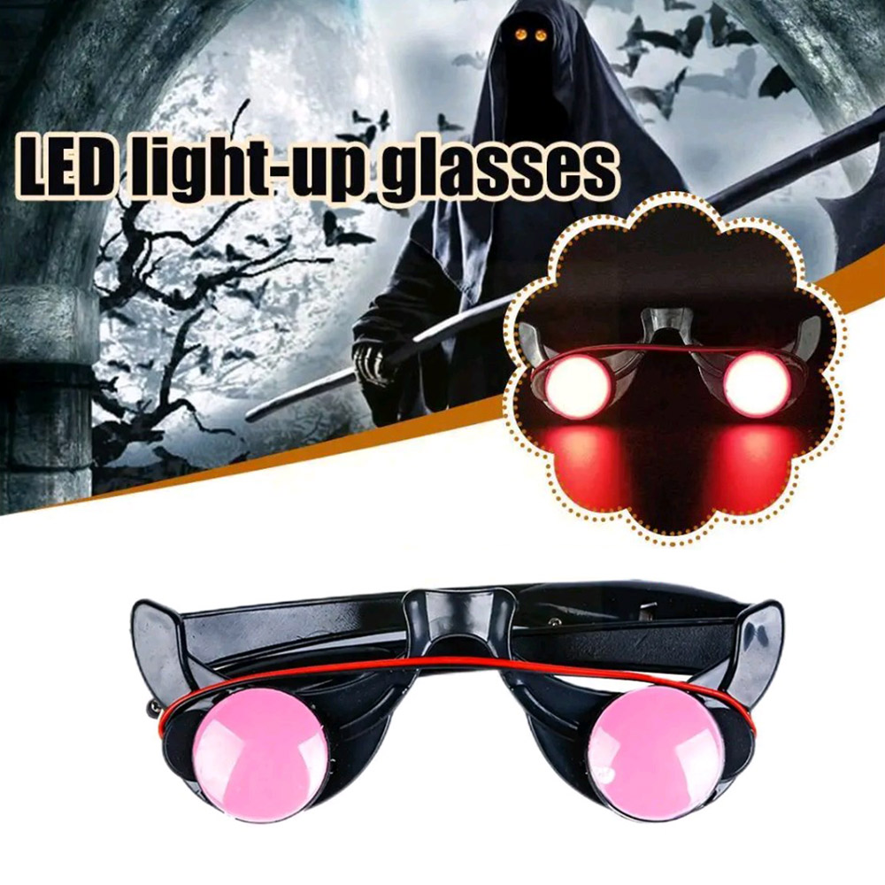 Lunettes d'Horreur Rouges pour - Glow In The Dark Party Glasses avis et prix