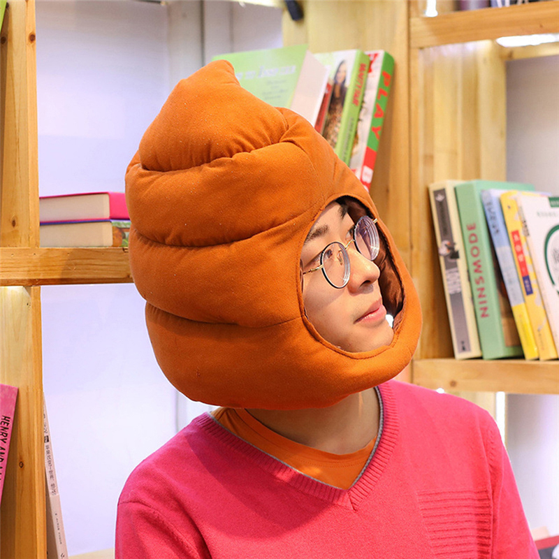 Chapeau en peluche créatif et  - Fake Poop Gag Gift avis et prix