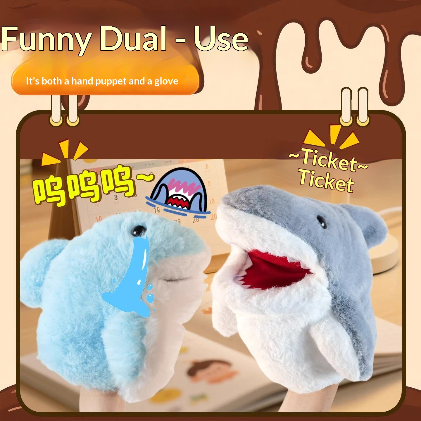 Marionnette de main requin en  - Prank Toys avis et prix