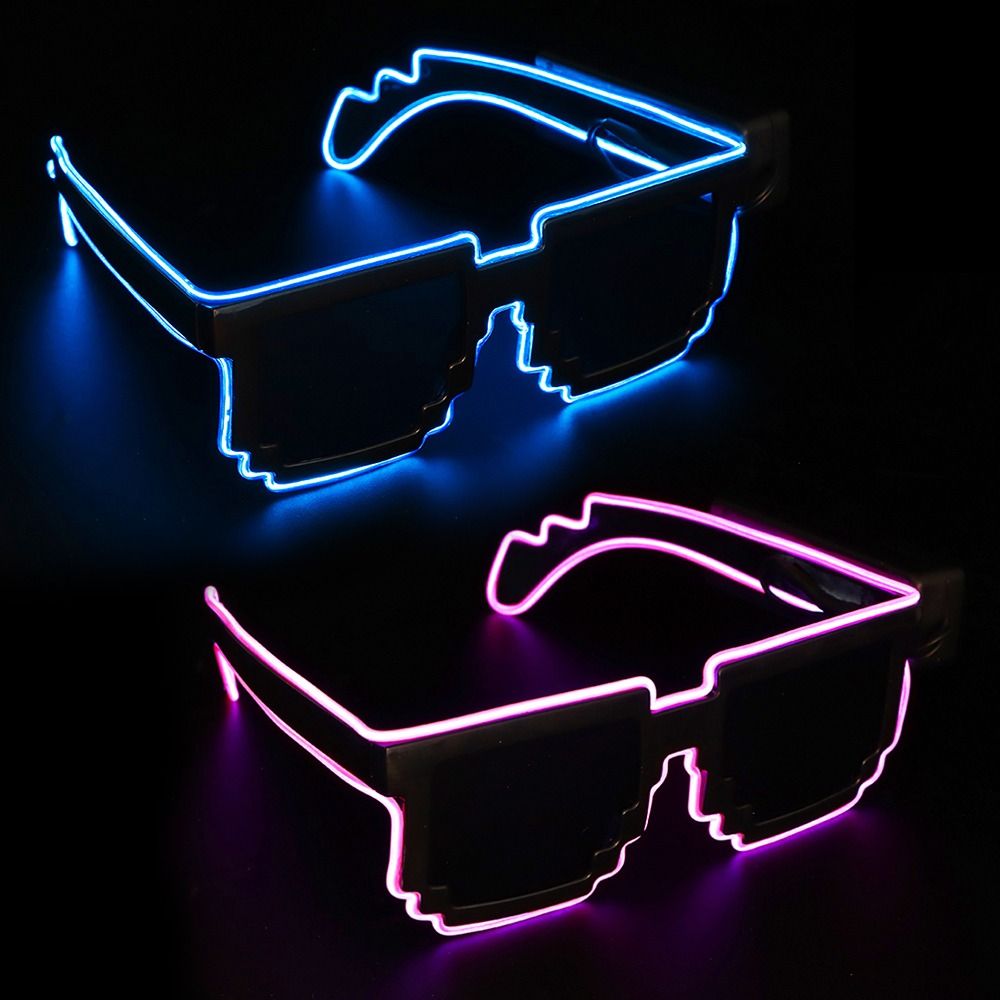 Lunettes lumineuses LED sans f - Glow In The Dark Party Glasses avis et prix