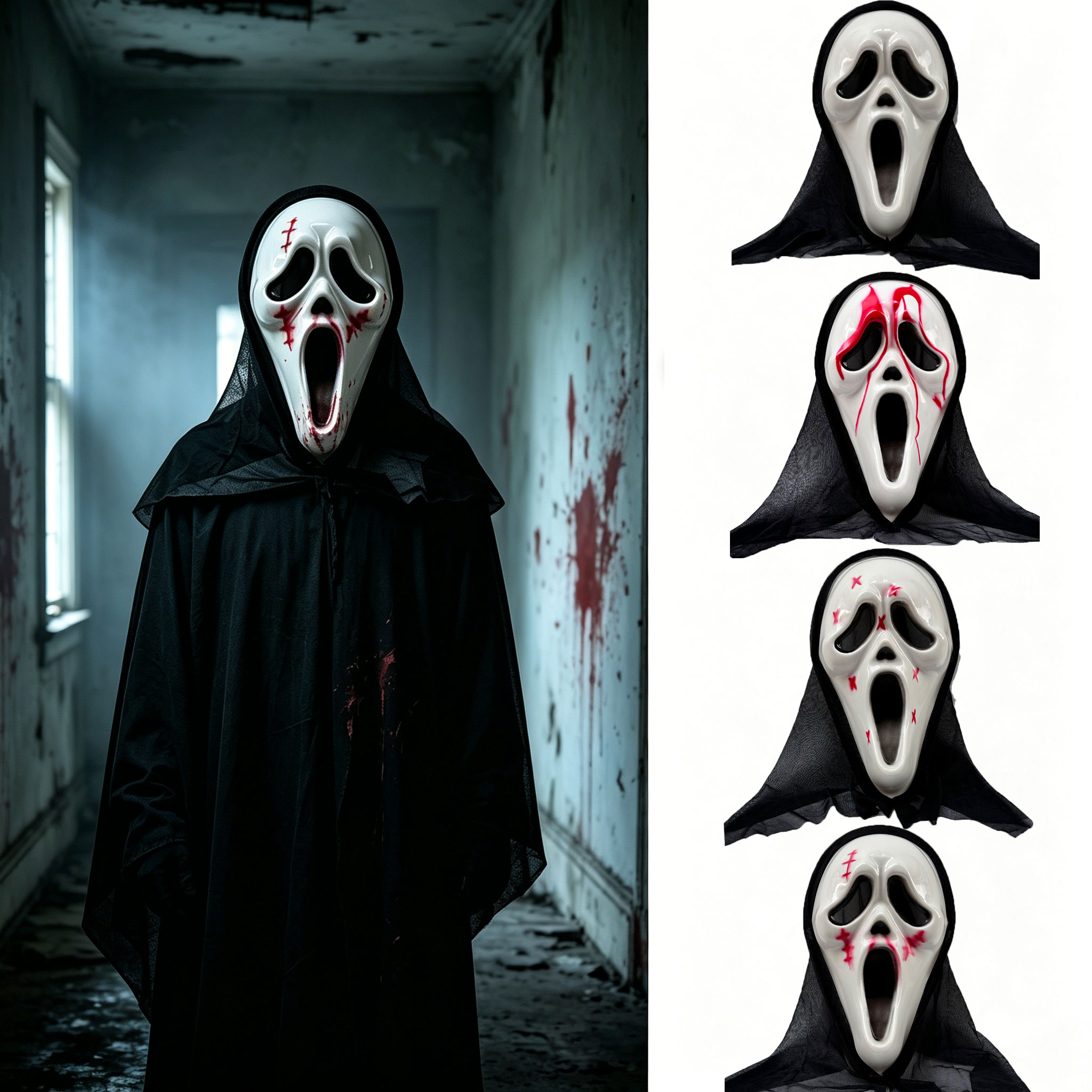 Masque d'horreur fantôme avec  - Led Purge Mask Halloween avis et prix