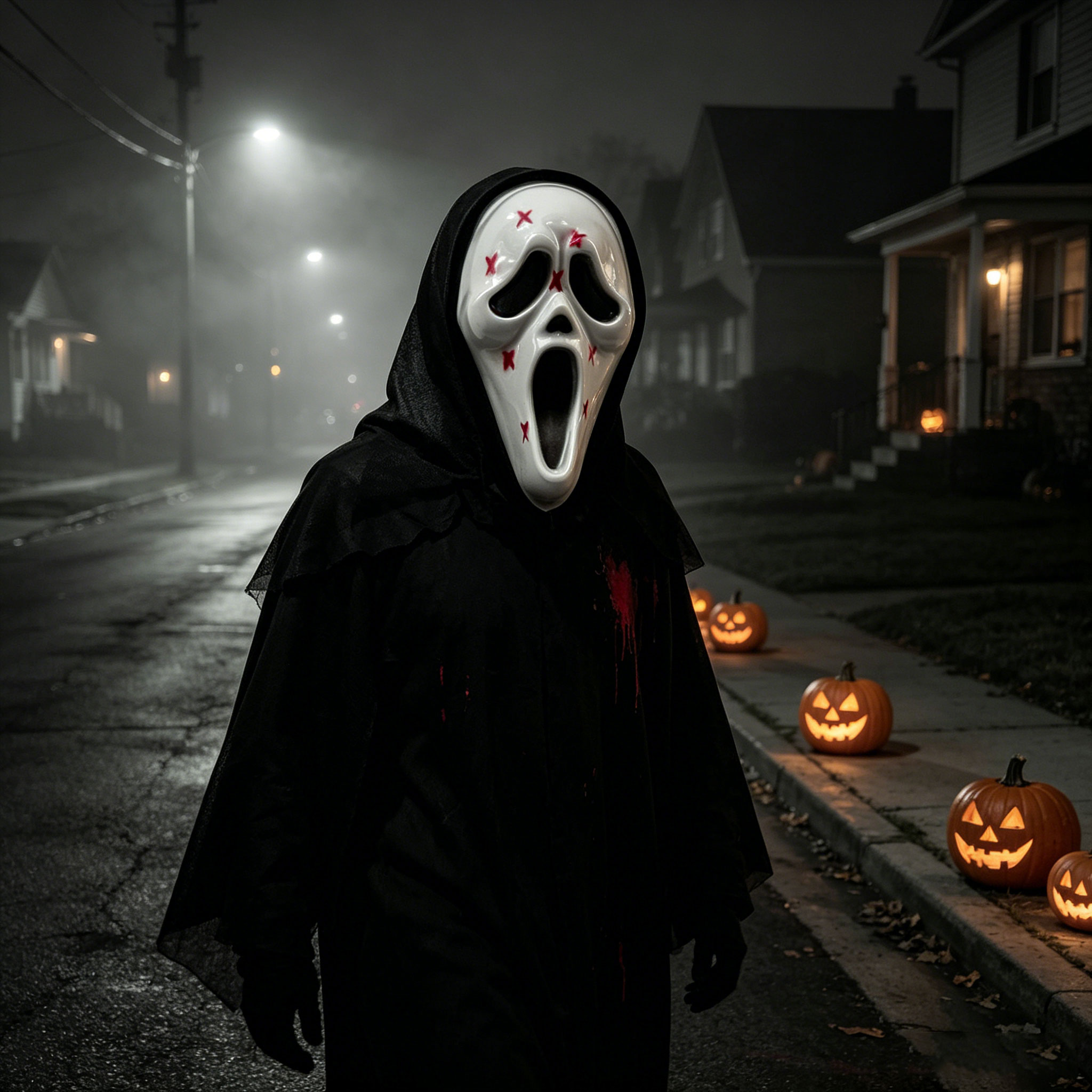 Masque d'horreur fantôme avec  - Led Purge Mask Halloween avis et prix