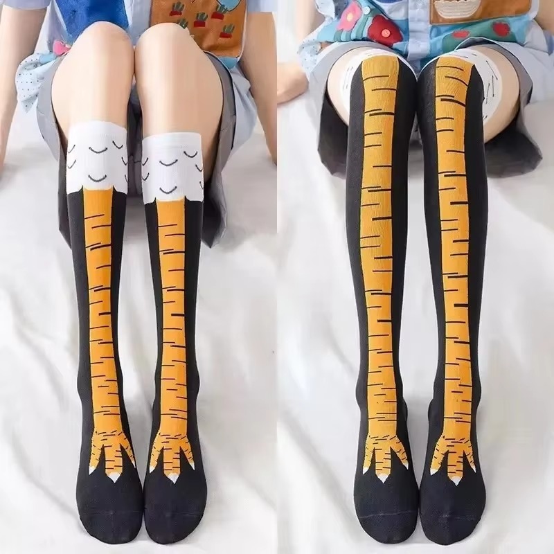 Bas patte de poulet drôle au-d - Funny Chicken Leg Socks avis et prix