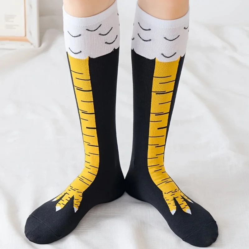 1/2 paires de chaussettes long - Funny Chicken Leg Socks avis et prix