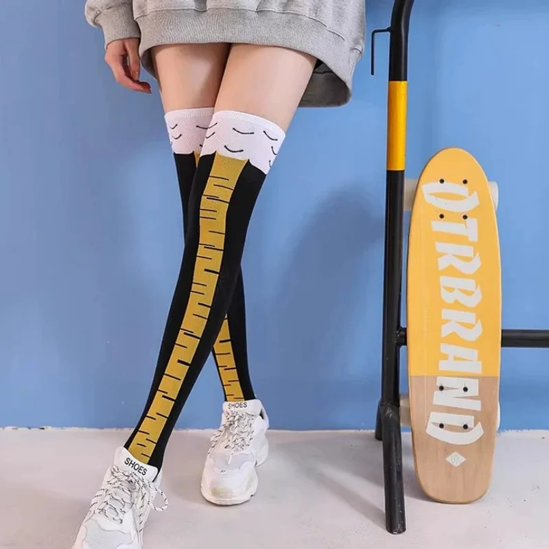 1/2 paires de chaussettes long - Funny Chicken Leg Socks avis et prix