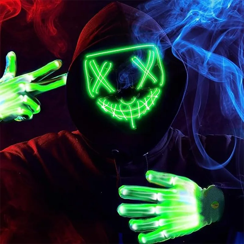 Masque Led Halloween carnaval  - Led Purge Mask Halloween avis et prix