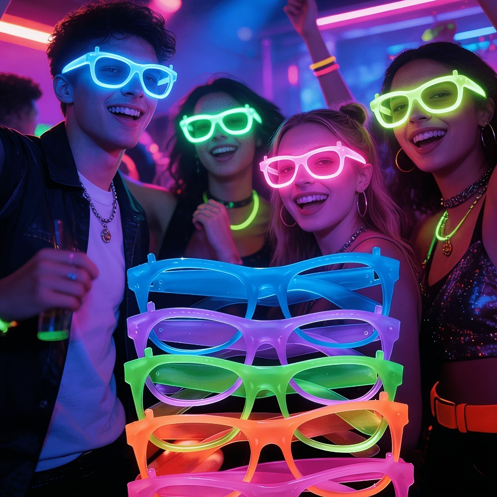 Lunettes fluorescentes UV qui  - Glow In The Dark Party Glasses avis et prix