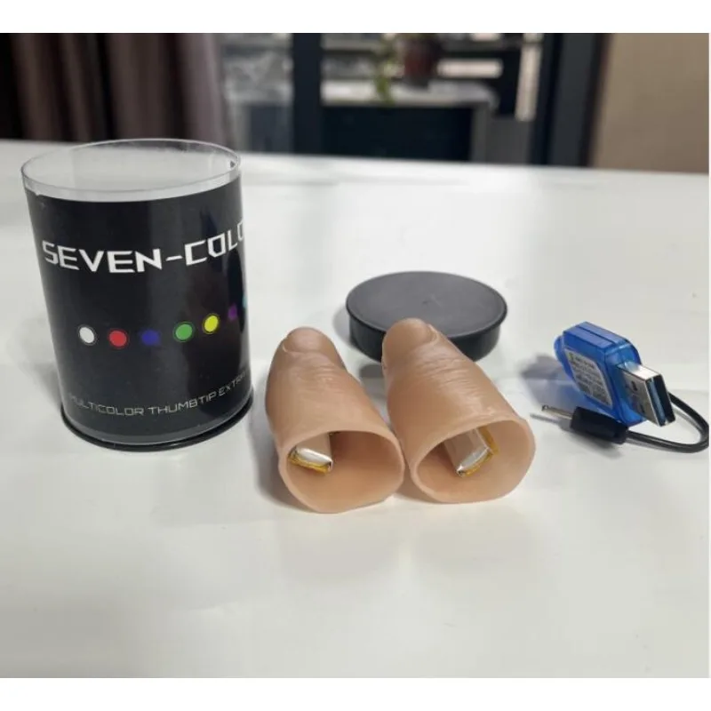 Embouts de pouce lumineux LED  - Thumb Tip Magic Trick Set avis et prix