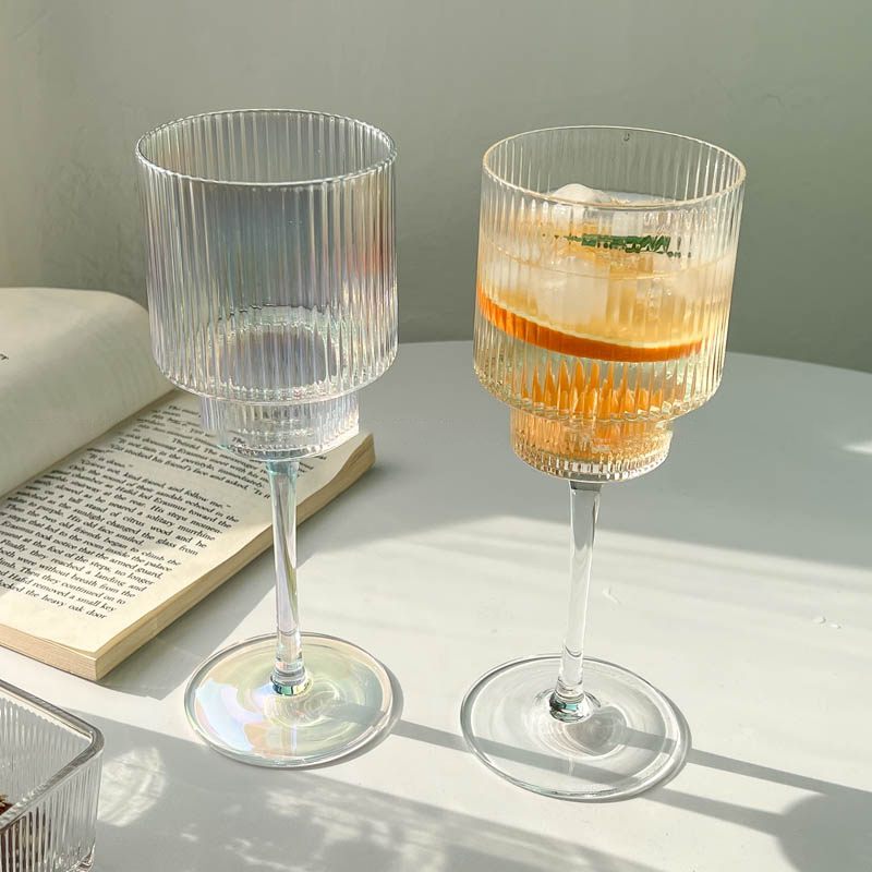 Verres à vin à rayures nordiqu - Glow In The Dark Party Glasses avis et prix