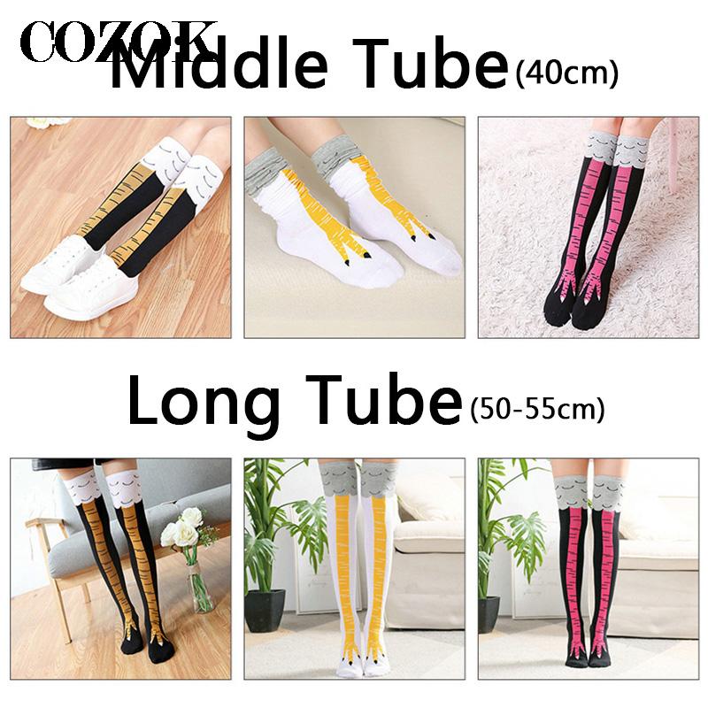 Chaussettes hautes jetables El - Funny Chicken Leg Socks avis et prix