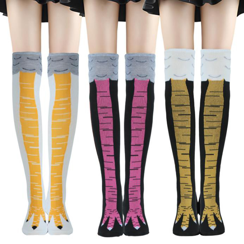 1 à 4 paires de chaussettes ha - Funny Chicken Leg Socks avis et prix