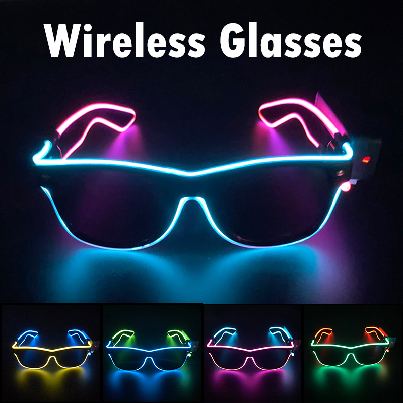 Lunettes de soleil LED fraîche - Glow In The Dark Party Glasses avis et prix