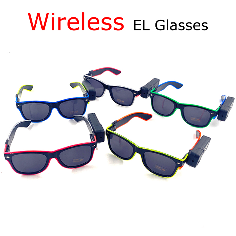 Lunettes de soleil LED fraîche - Glow In The Dark Party Glasses avis et prix